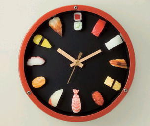 Sushi clock